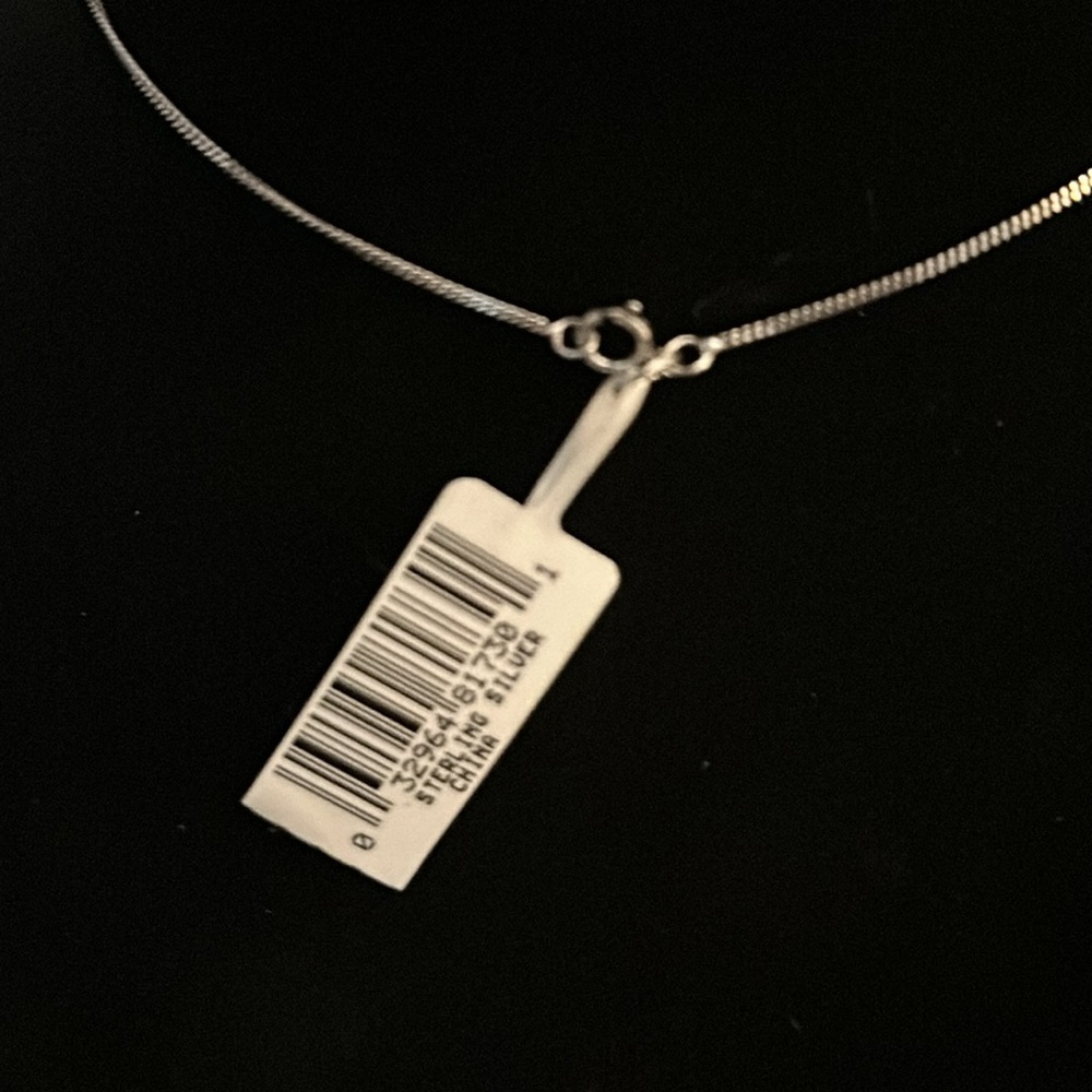 Simply Vera Vera Wang Sterling Silver Necklace with Pearl Pendant NWT - Picture 5 of 6